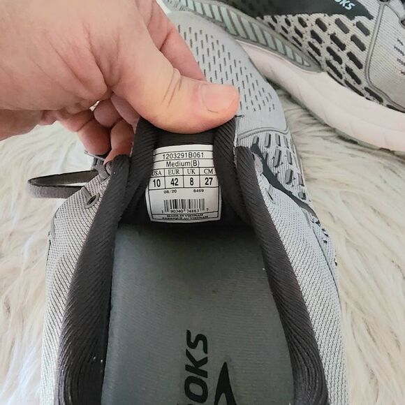 Brooks Women's size 10 gray running adrenaline 21 guiderails - Picture 2 of 9